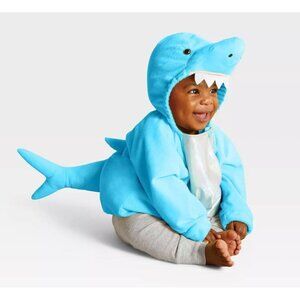 Target Hyde and Eek Plush Baby Shark Top 3D Infant 3-6M Halloween